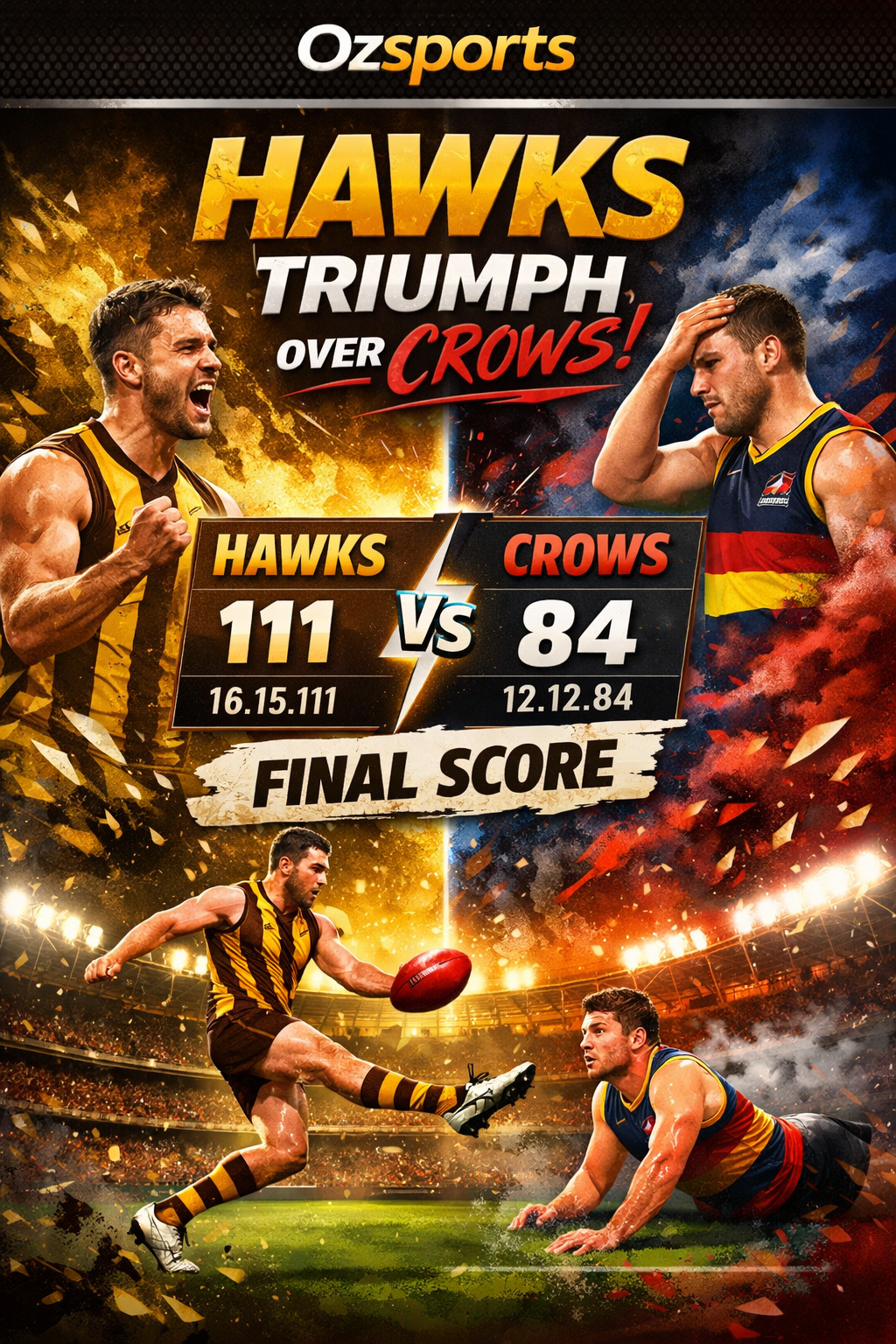 Midfield Mastery Drives Hawthorn Past Adelaide