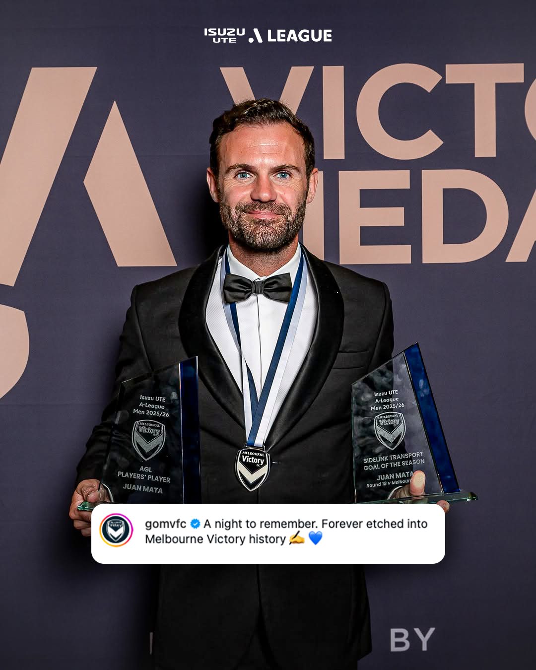 Mata and Gomez Claim Top Honours at 2026 Dolan Warren Awards